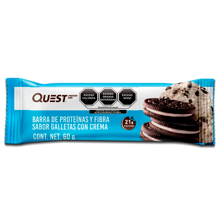 PROTEINA BARRA QUEST COOK-CREAMx60GR