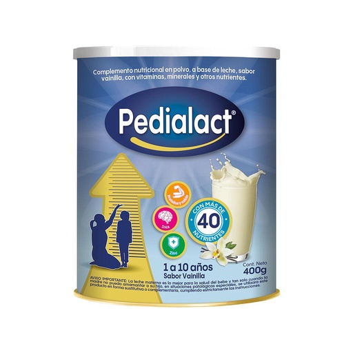 LECHE PEDIALACT 1-10AÑOS VAINILLA LATA 400GR