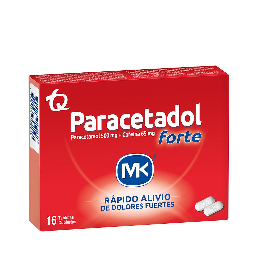 PARACETADOL FORTE TAB-RECx500/65MGx16