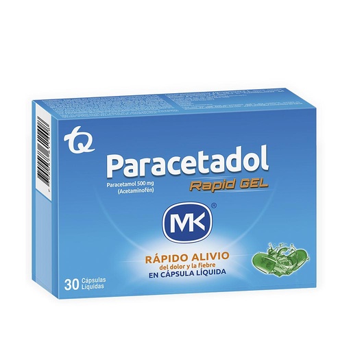 PARACETADOL FORTE TABLETAS RECUBIERTAS 500/65MG