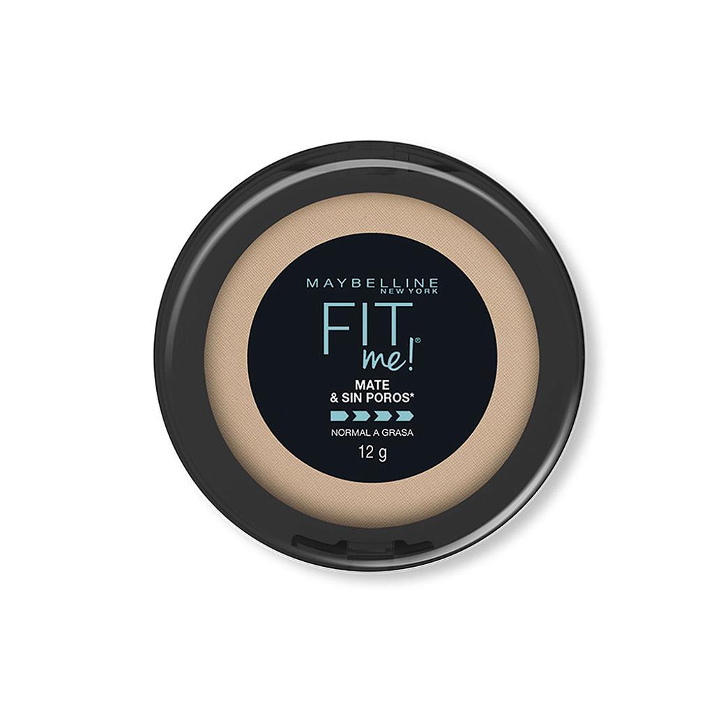 POLVO COMPACTO MAYBELLINE MAT&SIN POR #130 BUFF BEIGEx12GR