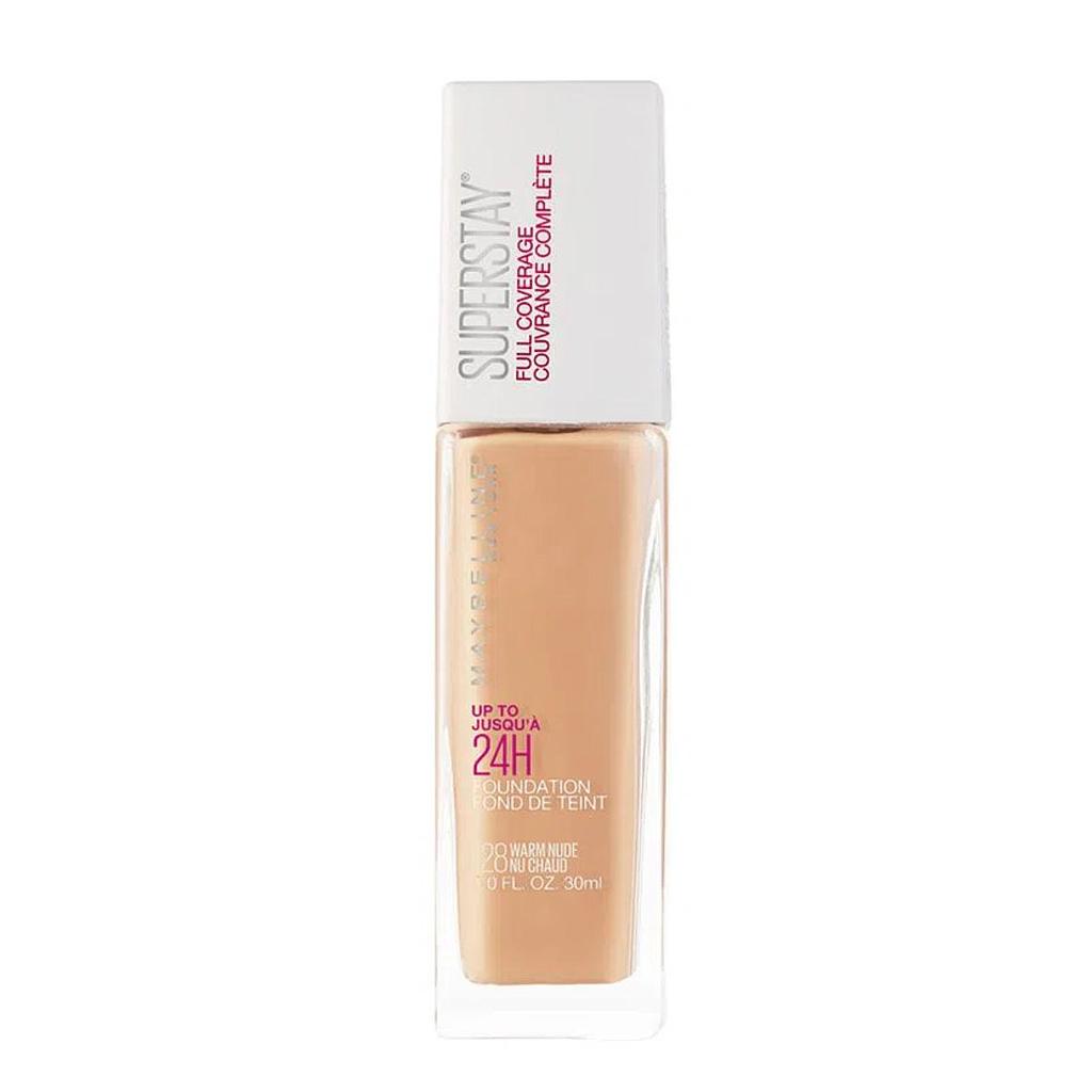 BASE-LIQ MAYBELLINE SUPER STAY FULL-COV #128 WARM NUDEx30ML