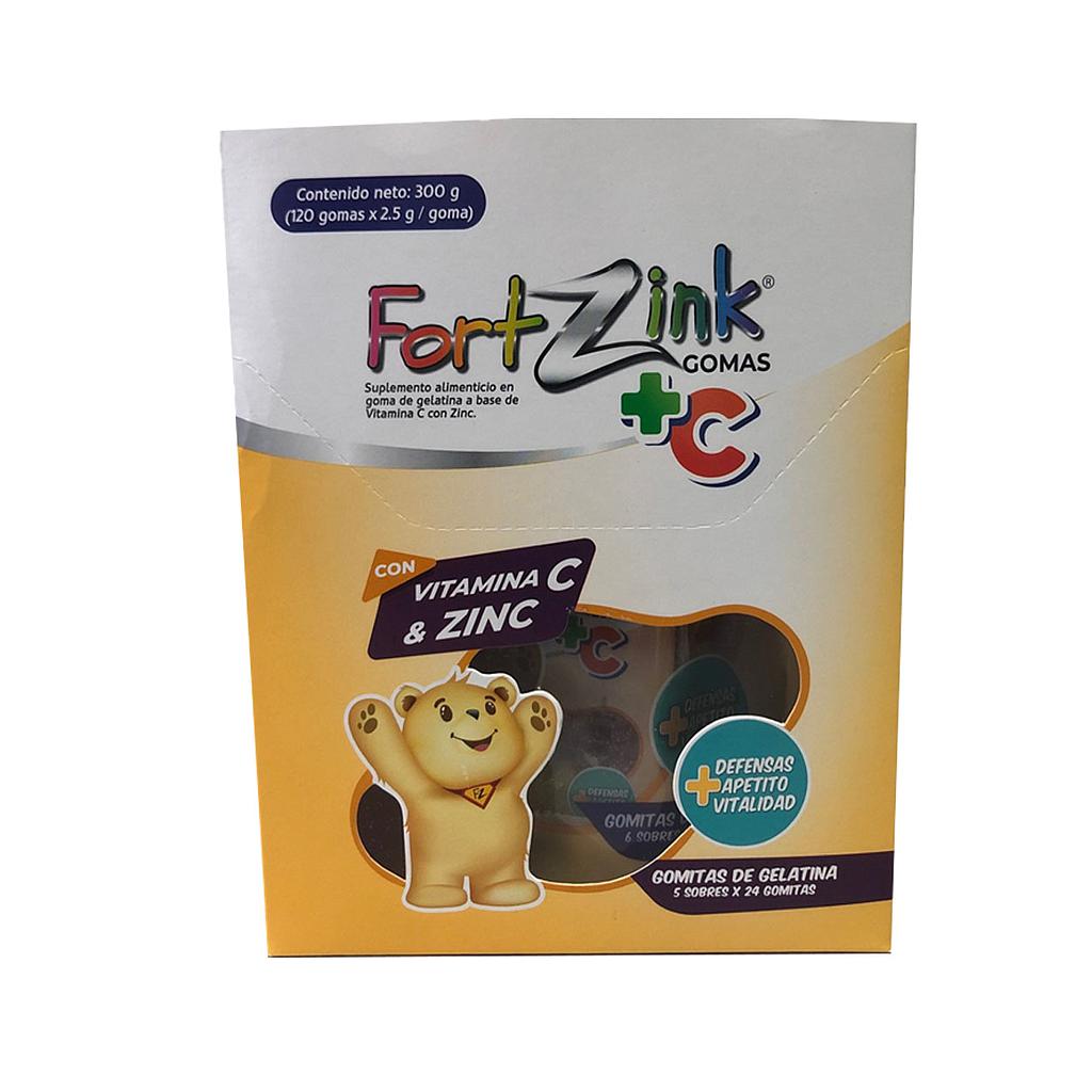 FORTZINK VIT C+ZINC GOMASx5(24)