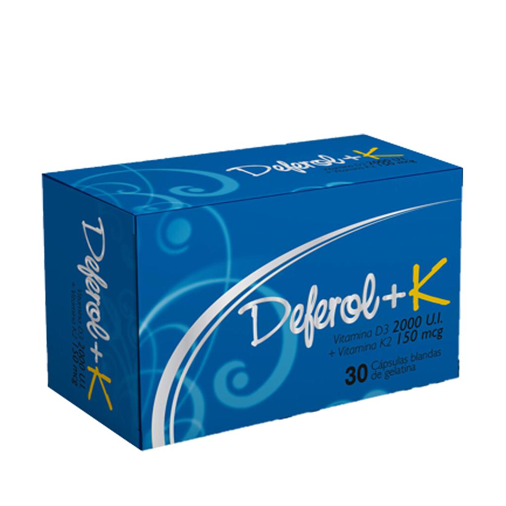 DEFEROL+K CAP-BLANx2000UI/150MCGx30