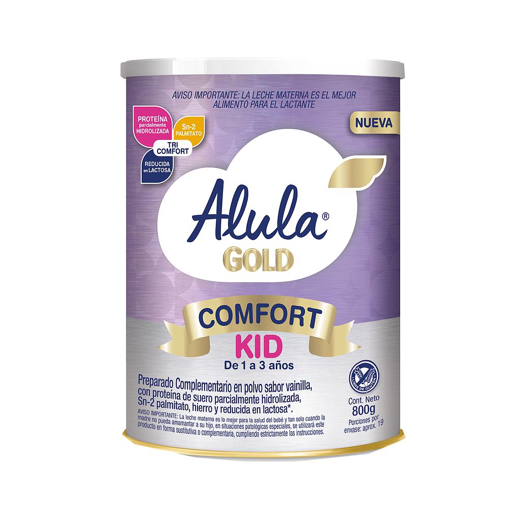 LECHE ALULA GOLD COMFORT KIDS LATAx800GR