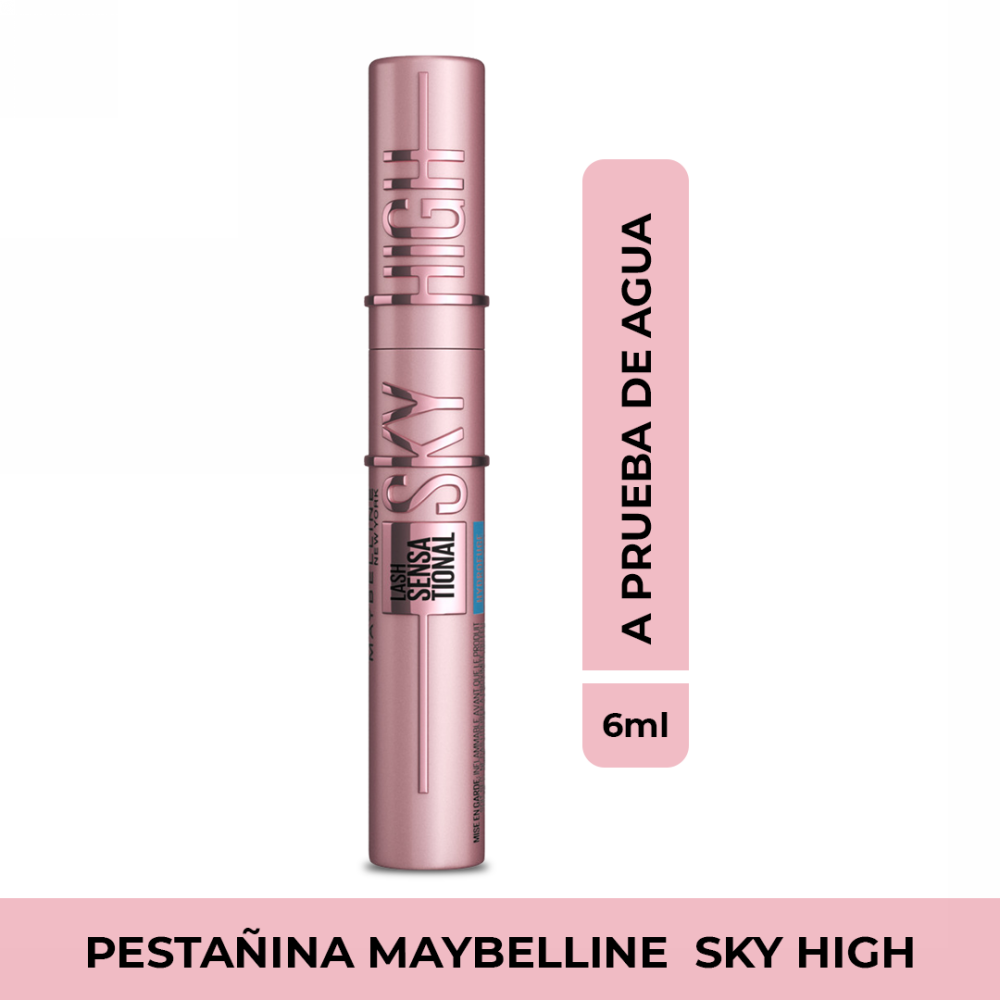 MASCARA MAYBELLINE LASH SENS S-HIGH WTP #802 VERY BLACKx6ML