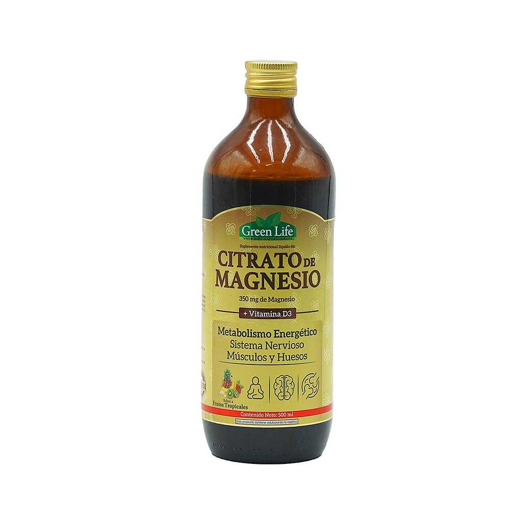 CITRATO MAGNESIO GREEN LIFE SOL-ORALx500ML