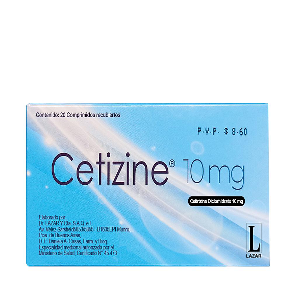 CETIZINE COM-RECx10MGx20