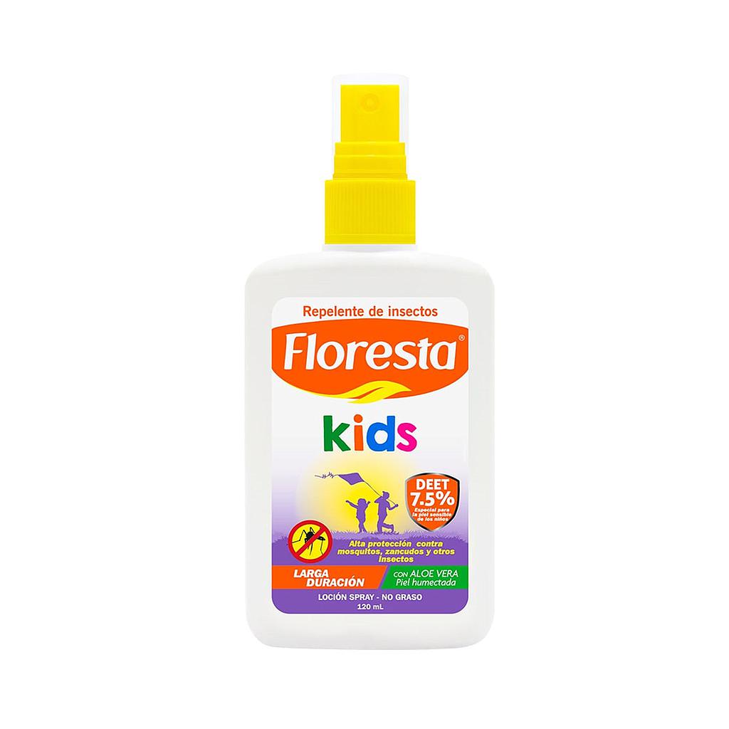 REPELENTE FLORESTA KIDS ALOE LOCION SPRAYx120ML