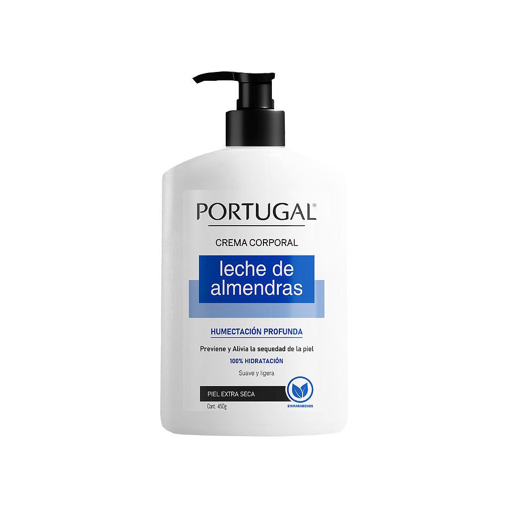 CREMA PORTUGAL LECHE D-ALMENDRAS CORPx450GR