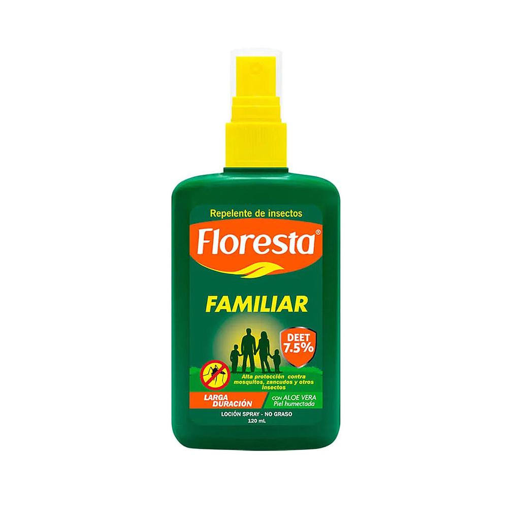 REPELENTE FLORESTA FAMILIAR ALOE LOCION SPRAYx120ML