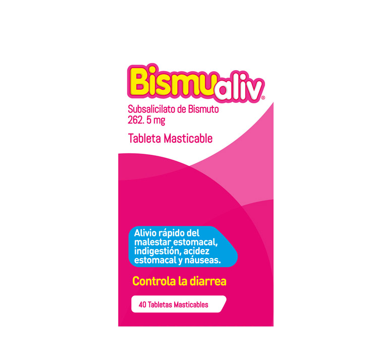BISMUALIV TAB-MASTx262.5MGx20(2)