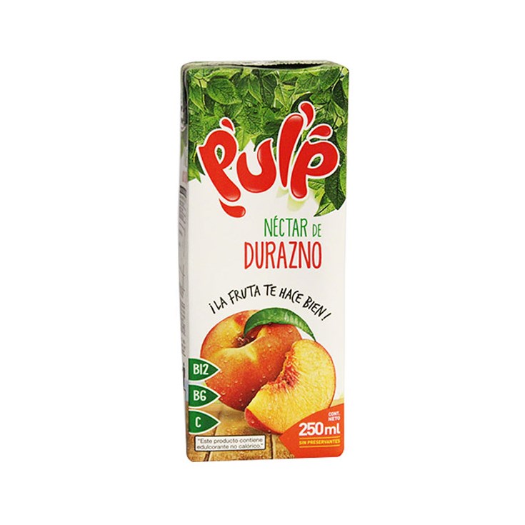 JUGO PULP DURAZNO NECTAR TETRx250ML