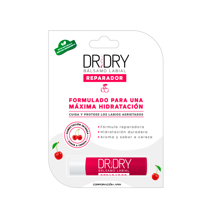 BALSAMO LABIOS DR DRY REPARADOR CEREZAx4.8GR
