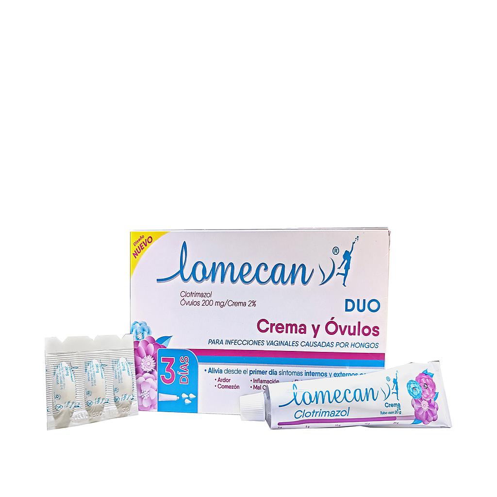 LOMECAN DUO OVU+CREx200/200MGx1