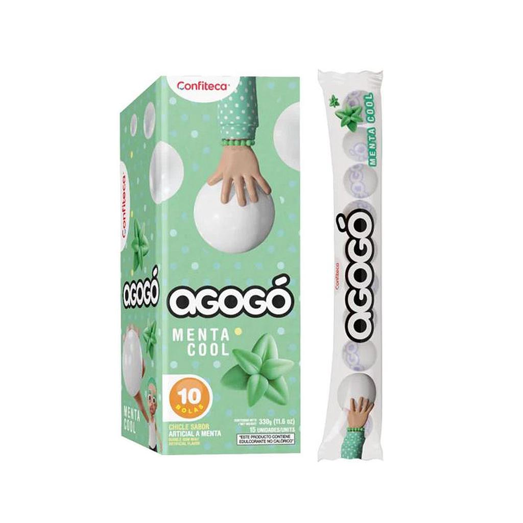 CHICLE AGOGO MENTA COOLx330GRx15