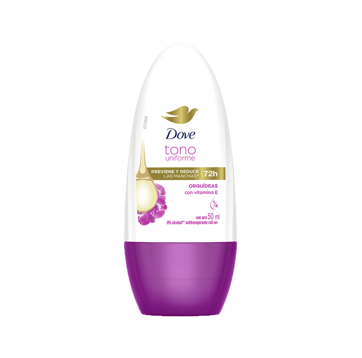 DESOD DOVE TONO UNIFORME ORQUIDEA ROLLONx50ML