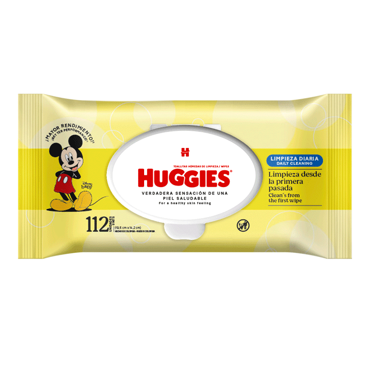 TOALLITAS HUM HUGGIES LIMPI-DIAR FLOWPACKx112