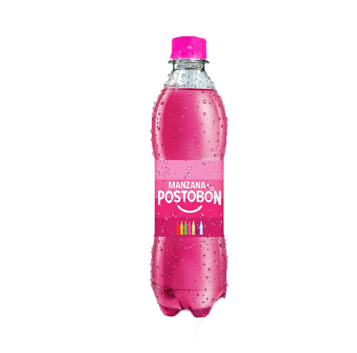 COLA POSTOBON MANZANA BOTx400ML