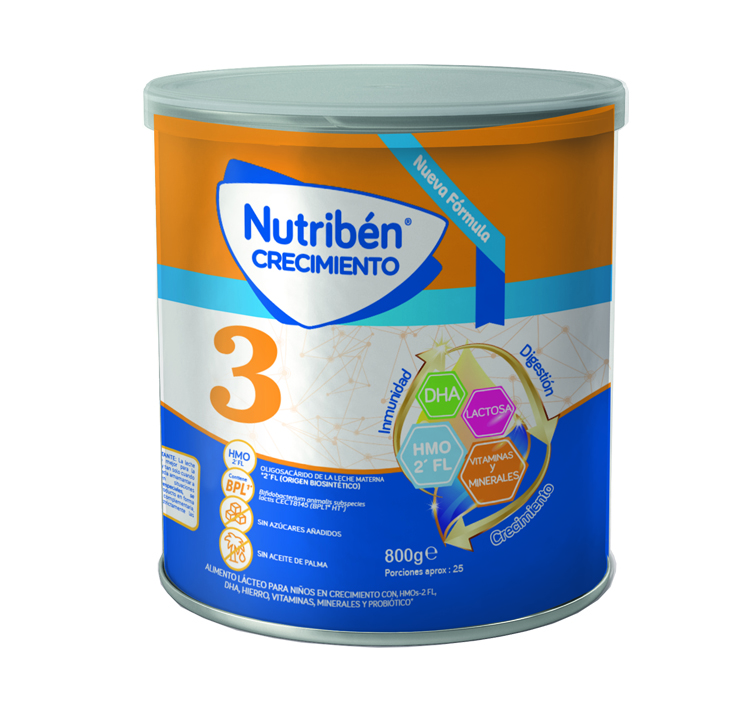 LECHE NUTRIBEN CRECIMIENTO HMO ET-3 LATAx800GR