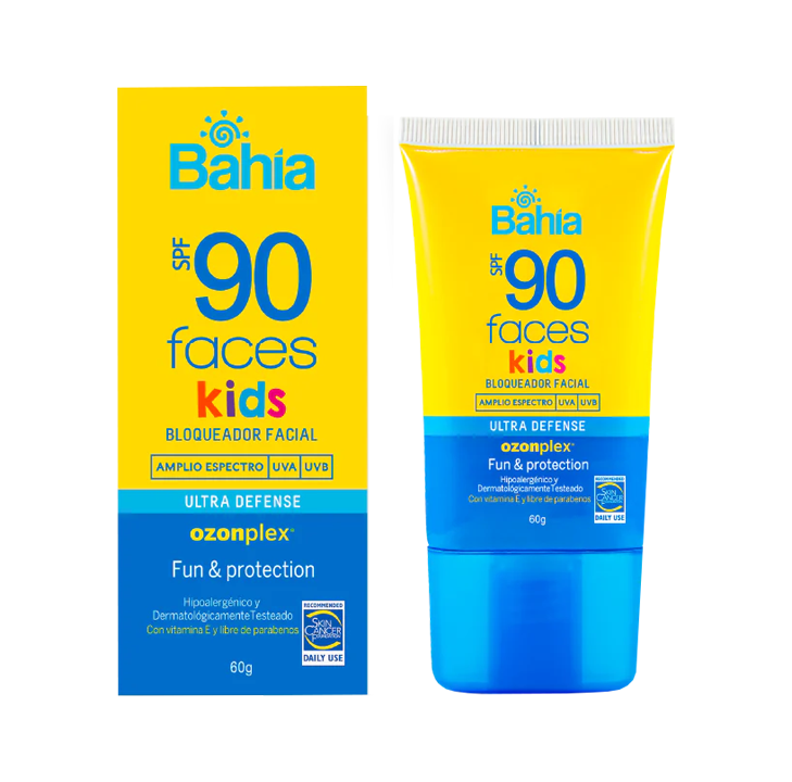 BLOQ-SOLAR BAHIA FACES KIDS U-DEFEN SPF90 FACx60GR