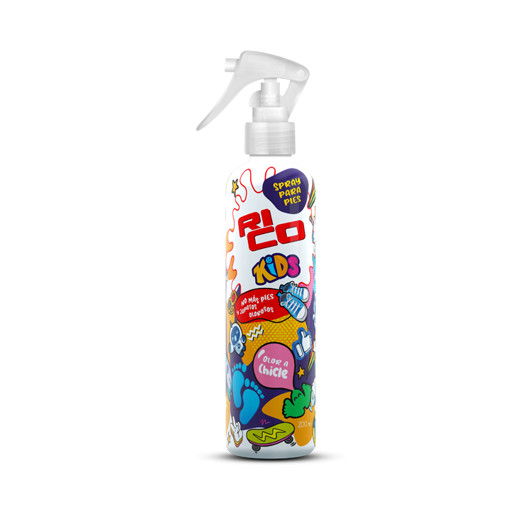 DESOD RICO KIDS PIES CHICLE SPRAYx200ML