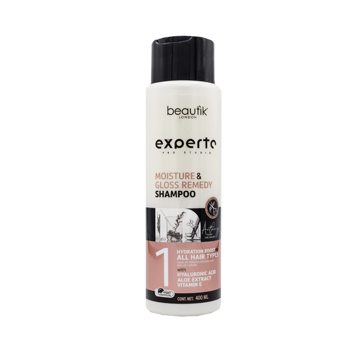 SHAMP BEAUTIK EXP MOISTURE GLOSSx400ML