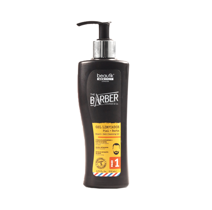 GEL AFEIT BEAUTIK MEN BARB LIMPIADORx200ML