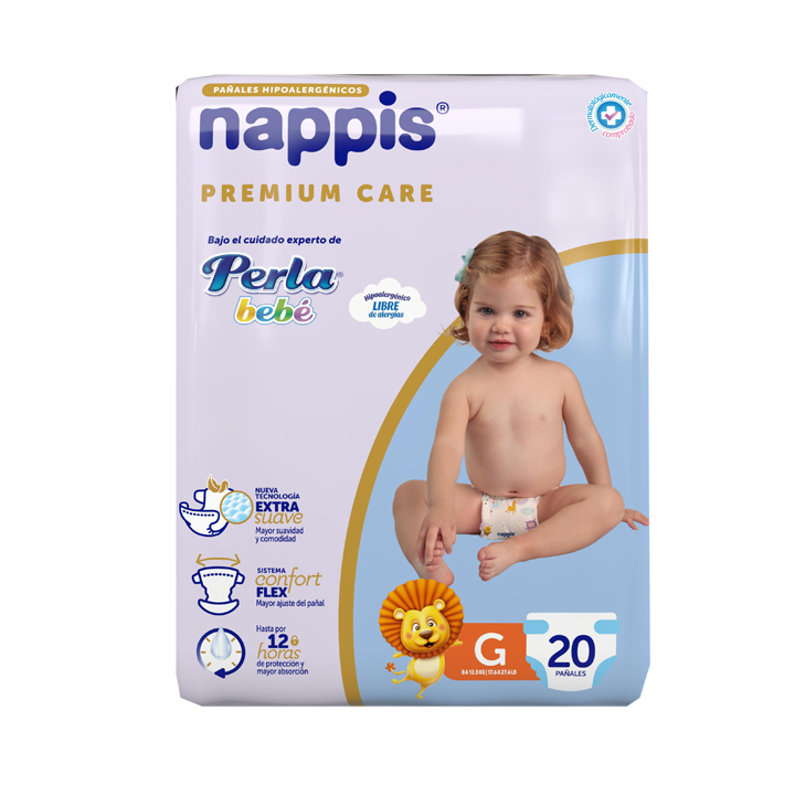PAÑAL NAPPIS PREMIUM CARE Gx40