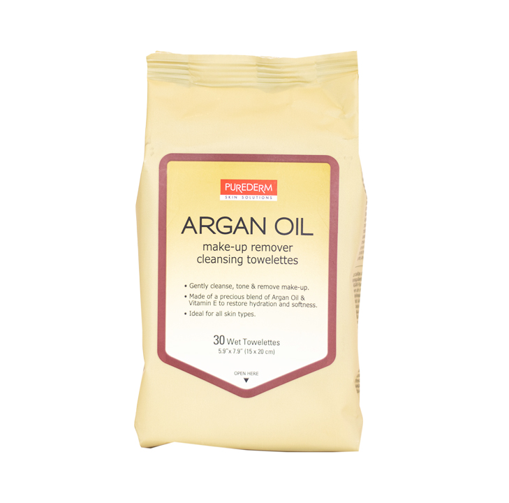 TOALLITAS DESMAQ PUREDERM ARGAN OILx30