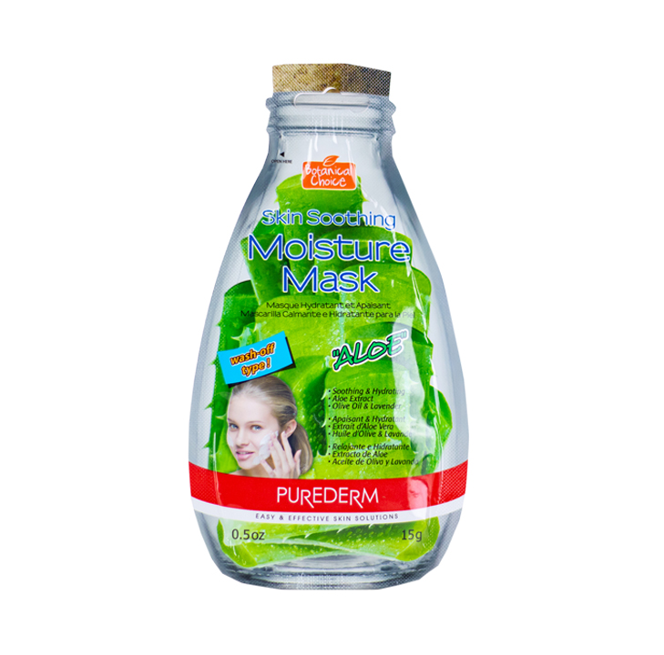 MASCARILLA FACIAL PUREDERM ALOEx15GR 