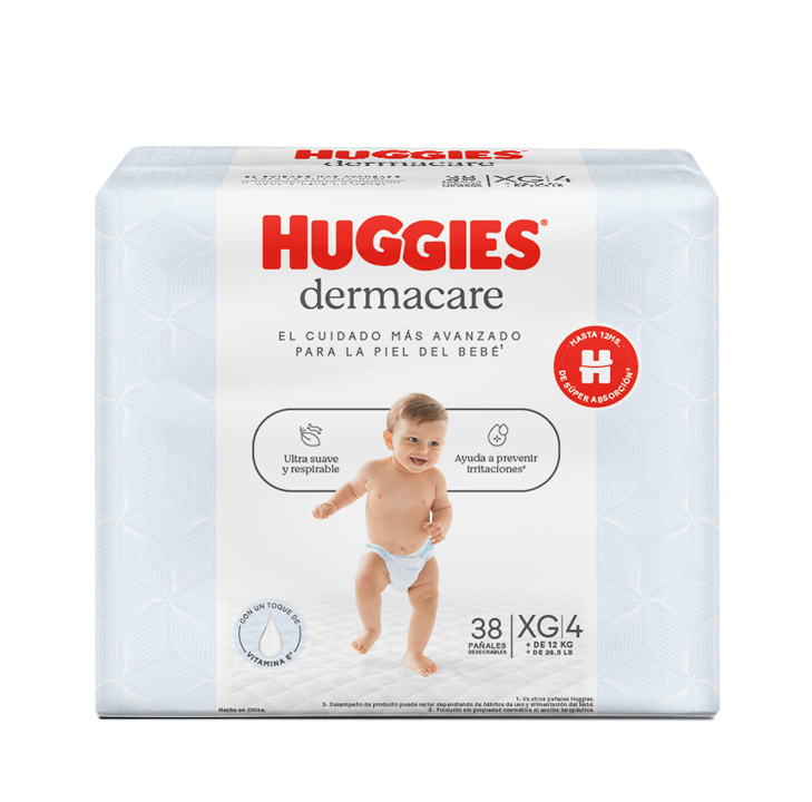 PAÑAL HUGGIES DERMACARE XGx38