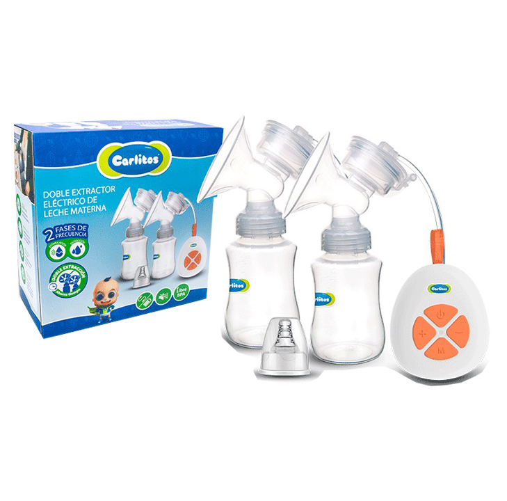 EXTRACTOR LECHE CARLITOS ELECTRICO DOBLE EBP-126AA/DL