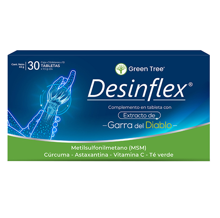 DESINFLEX GREEN TREE TABx45MGx30