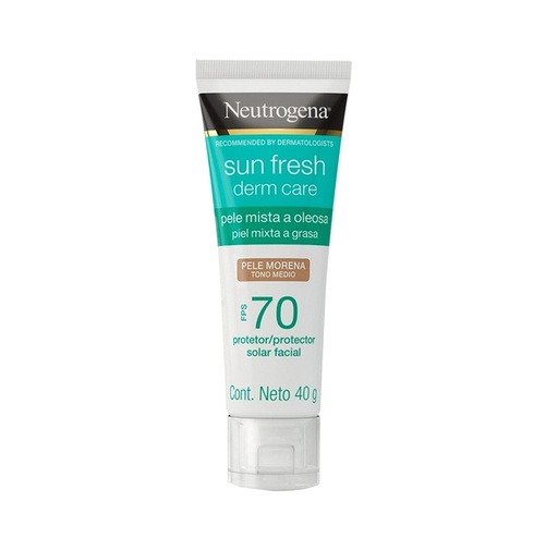 PROTECTOR SOLAR NEUTROGENA FACIAL MIXTA-GRASA TONO MEDIO SPF70x40GR
