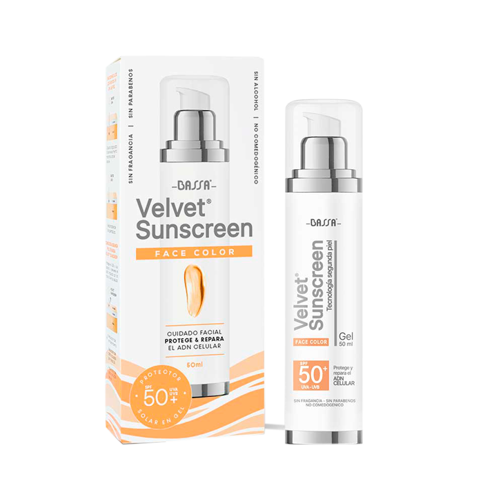 PROT-SOLAR BASSA VELVET SUNSCREEN SPF50 COLORx50ML