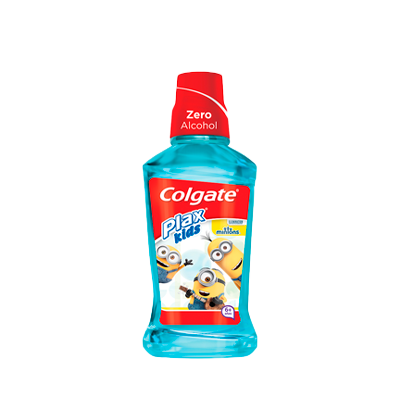 ENJUAGUE BUCAL COLGATE PLAX KIDS MINIONS 250ML