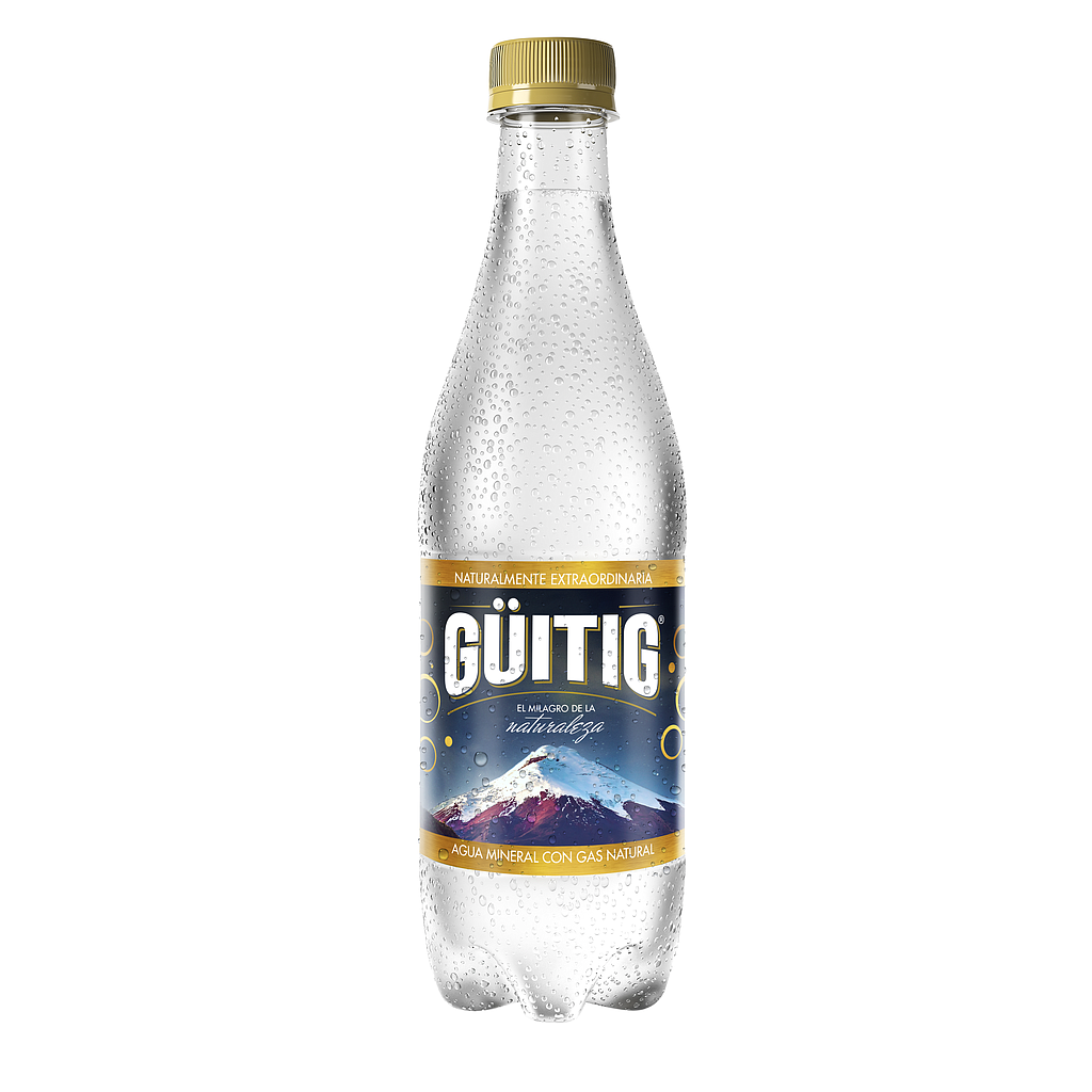 AGUA MINERAL GUITIG C-GAS BOTx500ML