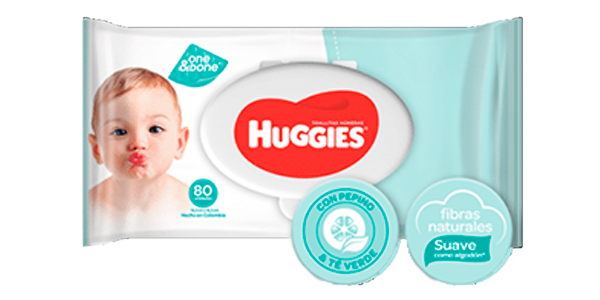 TOALLITAS HUM HUGGIES ONE-DONE L-COMP FLOWPACKx80