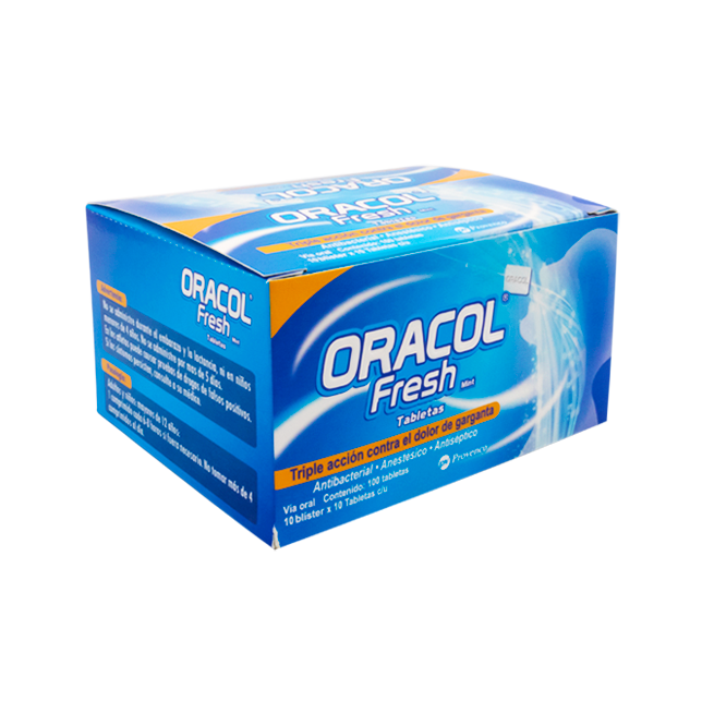ORACOL FRESH TABx5/15/1MGx100