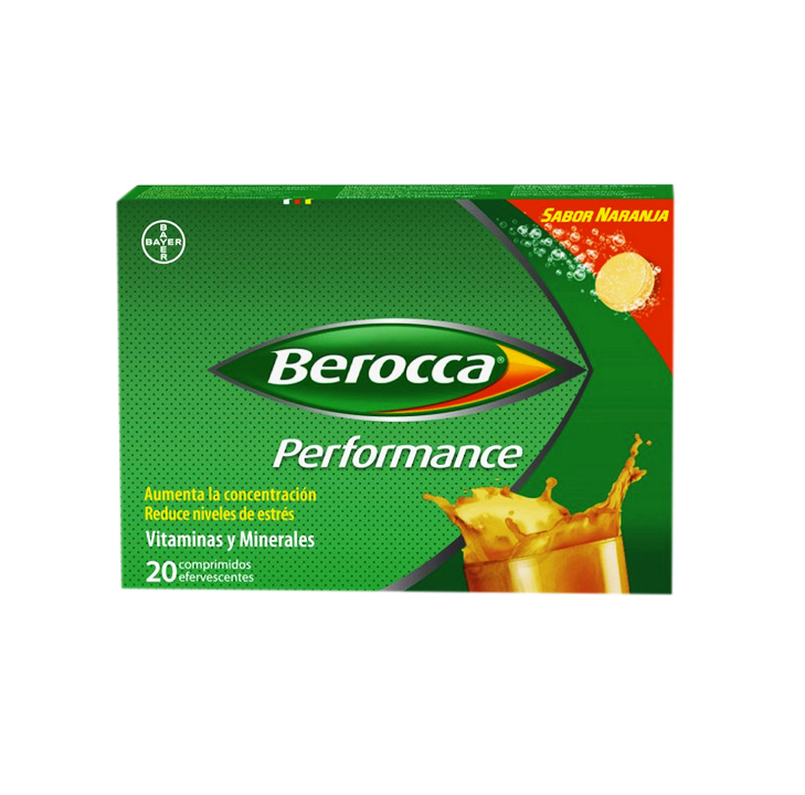 BEROCCA PERFOMANCE NARANJA COM-EFEx20