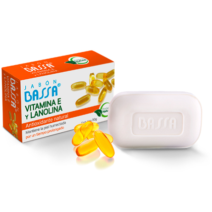 JABON BASSA VIT-E&LANOLINA BARRAx90GR