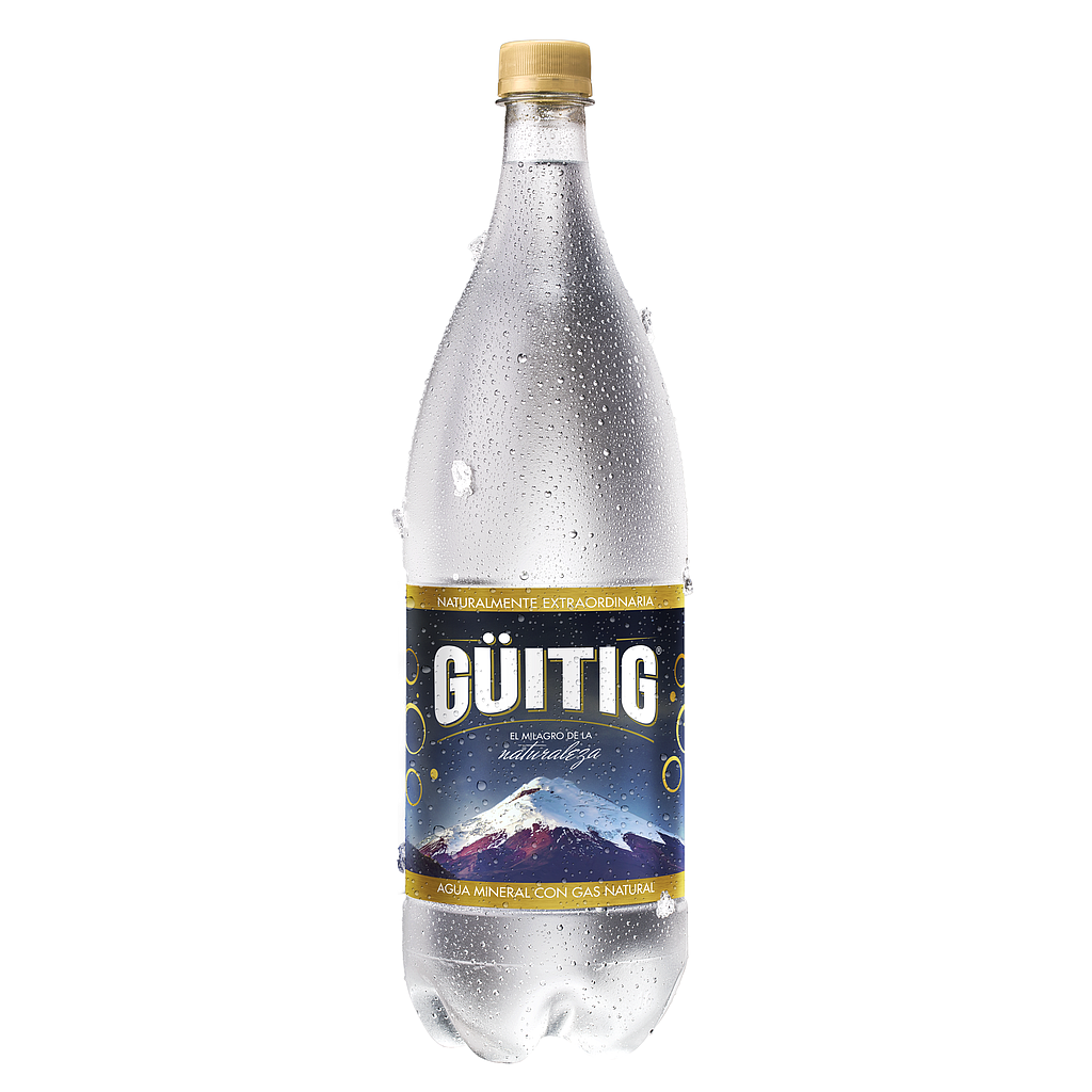 AGUA MINERAL GUITIG C-GAS BOTx1500ML