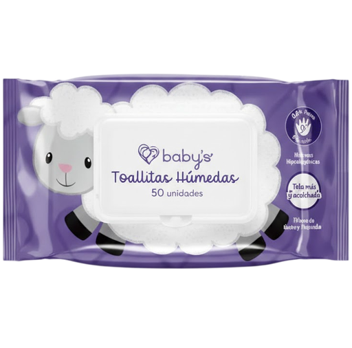 TOALLITAS BABYS ALOE&VIT-Ex50 