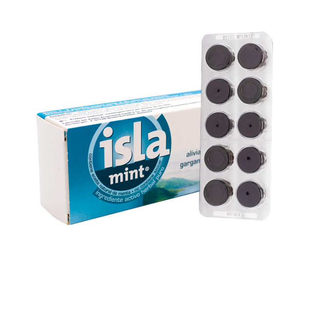 ISLA MINT PASTx100MG/50MCGx50