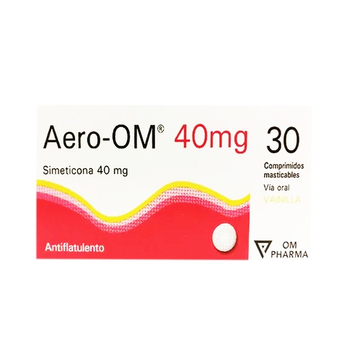 AERO-OM COMPRIMIDO MASTICABLE 40MG