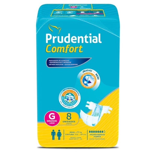 PAÑAL PRUDENTIAL COMFORT T-Gx8