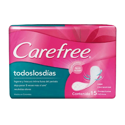 PROTEC CAREFREE TODOS LOS DIASx15 