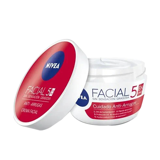 [01097] CREMA NIVEA 5EN1CUIDADO ANTI-ARRUGASx100ML 