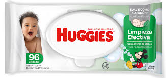 [02755] TOALLITAS HUM HUGGIES LIMP-EFECTIVA FLOWPACKx96 